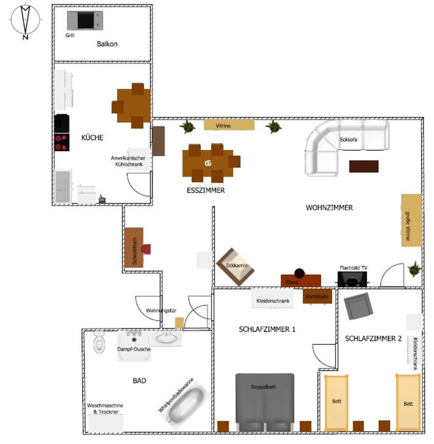Komfort Ferienwohnung Biene 萨尔布吕肯 外观 照片